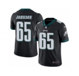 Youth Nike Philadelphia Eagles #65 Lane Johnson Limited Black Rush NFL Jersey
