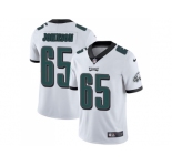 Youth Nike Philadelphia Eagles #65 Lane Johnson White Stitched NFL Vapor Untouchable Limited Jersey
