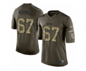 Youth Nike Philadelphia Eagles #67 Chance Warmack Limited Green Salute to Service NFL Jersey