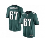 Youth Nike Philadelphia Eagles #67 Chance Warmack Limited Midnight Green Team Color NFL Jersey
