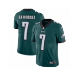 Youth Nike Philadelphia Eagles #7 Ron Jaworski Vapor Untouchable Limited Midnight Green Team Color NFL Jersey