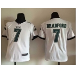 Youth Nike Philadelphia Eagles #7 Sam Bradford white Jerseys