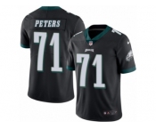 Youth Nike Philadelphia Eagles #71 Jason Peters Limited Black Rush NFL Jersey