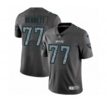 Youth Nike Philadelphia Eagles #77 Michael Bennett Gray Static Vapor Untouchable Limited NFL Jersey
