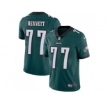 Youth Nike Philadelphia Eagles #77 Michael Bennett Midnight Green Team Color Stitched NFL Vapor Untouchable Limited Jersey