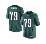 Youth Nike Philadelphia Eagles #79 Brandon Brooks Limited Midnight Green Team Color NFL Jersey