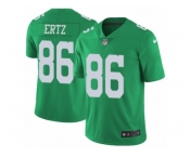 Youth Nike Philadelphia Eagles #86 Zach Ertz Limited Green Rush NFL Jersey