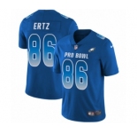 Youth Nike Philadelphia Eagles #86 Zach Ertz Limited Royal Blue NFC 2019 Pro Bowl NFL Jersey