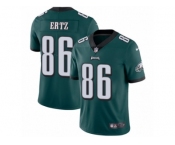 Youth Nike Philadelphia Eagles #86 Zach Ertz Vapor Untouchable Limited Midnight Green Team Color NFL Jersey