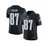 Youth Nike Philadelphia Eagles #87 Brent Celek Limited Black Rush NFL Jersey
