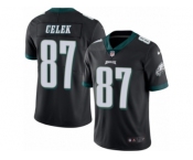 Youth Nike Philadelphia Eagles #87 Brent Celek Limited Black Rush NFL Jersey