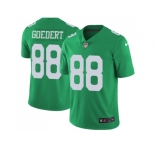Youth Nike Philadelphia Eagles #88 Dallas Goedert Green Stitched NFL Limited Rush Jersey