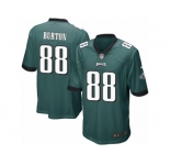 Youth Nike Philadelphia Eagles #88 Trey Burton Game Midnight Green Team Color NFL Jersey