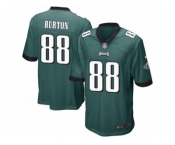 Youth Nike Philadelphia Eagles #88 Trey Burton Game Midnight Green Team Color NFL Jersey