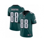 Youth Nike Philadelphia Eagles #88 Trey Burton Vapor Untouchable Limited Midnight Green Team Color NFL Jersey
