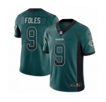 Youth Nike Philadelphia Eagles #9 Nick Foles Limited Green Rush Drift Fashion NFL Jersey
