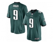 Youth Nike Philadelphia Eagles #9 Nick Foles Limited Midnight Green Team Color NFL Jersey