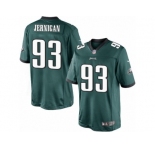 Youth Nike Philadelphia Eagles #93 Timmy Jernigan Limited Midnight Green Team Color NFL Jersey