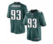 Youth Nike Philadelphia Eagles #93 Timmy Jernigan Limited Midnight Green Team Color NFL Jersey