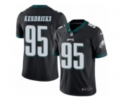 Youth Nike Philadelphia Eagles #95 Mychal Kendricks Limited Black Rush NFL Jersey