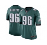Youth Nike Philadelphia Eagles #96 Derek Barnett Limited Midnight Green Team Color NFL Jersey