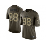 Youth Nike Philadelphia Eagles #98 Connor Barwin Green Salute to Service Jerseys