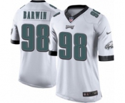 Youth Nike Philadelphia Eagles #98 Connor Barwin White NFL Jersey