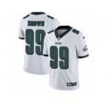 Youth Nike Philadelphia Eagles #99 Jerome Brown Vapor Untouchable Limited White NFL Jersey