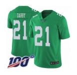 Youth Philadelphia Eagles #21 Ronald Darby Limited Green Rush Vapor Untouchable 100th Season Football Jersey