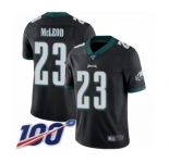 Youth Philadelphia Eagles #23 Rodney McLeod Black Alternate Vapor Untouchable Limited Player 100th Season Football Jersey