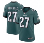 Youth Philadelphia Eagles #27 Quinyon Mitchell Green Vapor Untouchable Limited Stitched Football Jersey