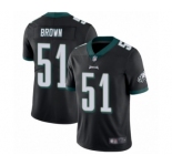 Youth Philadelphia Eagles #51 Zach Brown Black Alternate Vapor Untouchable Limited Player Football Jersey