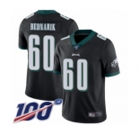 Youth Philadelphia Eagles #60 Chuck Bednarik Black Alternate Vapor Untouchable Limited Player 100th Season Football Jersey