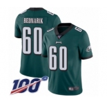 Youth Philadelphia Eagles #60 Chuck Bednarik Midnight Green Team Color Vapor Untouchable Limited Player 100th Season Football Jersey