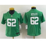 Youth Philadelphia Eagles #62 Jason Kelce Green 2023 F.U.S.E. Football Stitched Jersey