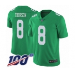 Youth Philadelphia Eagles #8 Clayton Thorson Limited Green Rush Vapor Untouchable 100th Season Football Jersey