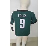 nike kids nfl philadelphia eagles #9 foles green[nike]
