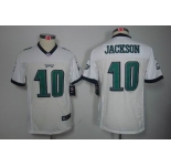 nike youth nfl jerseys philadelphia eagles #10 jackson white[nike]