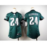 nike youth nfl jerseys philadelphia eagles #24 asomugha green[nike]