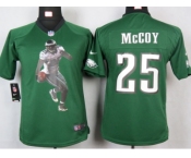 nike youth nfl jerseys philadelphia eagles #25 mccoy green[portrait fashion]