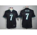 nike youth nfl jerseys philadelphia eagles #7 vick black[nike]