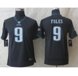 nike youth nfl jerseys philadelphia eagles #9 foles black[nike limited]