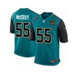 Men Nike Jacksonville Jaguars #55 Lerentee McCray Game Teal Green Team Color NFL Jersey