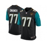 Men Nike Jacksonville Jaguars #77 Patrick Omameh Game Black Alternate NFL Jersey