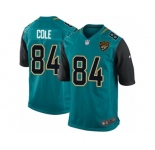 Men Nike Jacksonville Jaguars #84 Keelan Cole Game Teal Green Team Color NFL Jersey