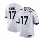 Men's Jacksonville Jaguars #17 DJ Chark Game White Football Jersey