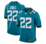 Men's Jacksonville Jaguars #22 Jarrian Jones Teal Team Game Nike Jerseys