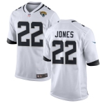 Men's Jacksonville Jaguars #22 Jarrian Jones White Team Game Nike Jerseys