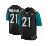 Men's Nike Jacksonville Jaguars #21 Prince Amukamara Game Black Alternate NFL Jersey