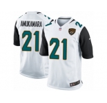 Men's Nike Jacksonville Jaguars #21 Prince Amukamara Game White NFL Jersey